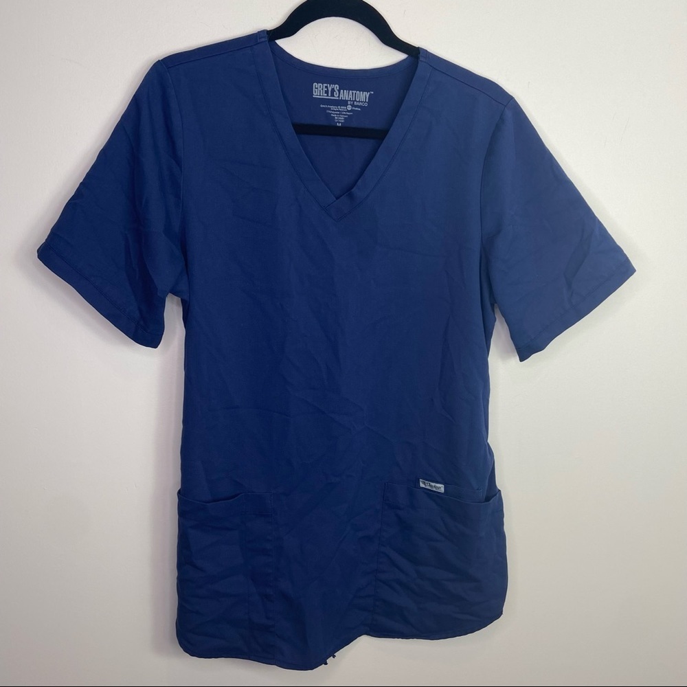 Grey’s Anatomy‎ women’s short sleeve blue scrubs size medium